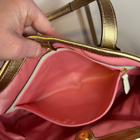 Coach Hamptons Archive 10th Anniversary straw floral carryall - Picture 11 of 15